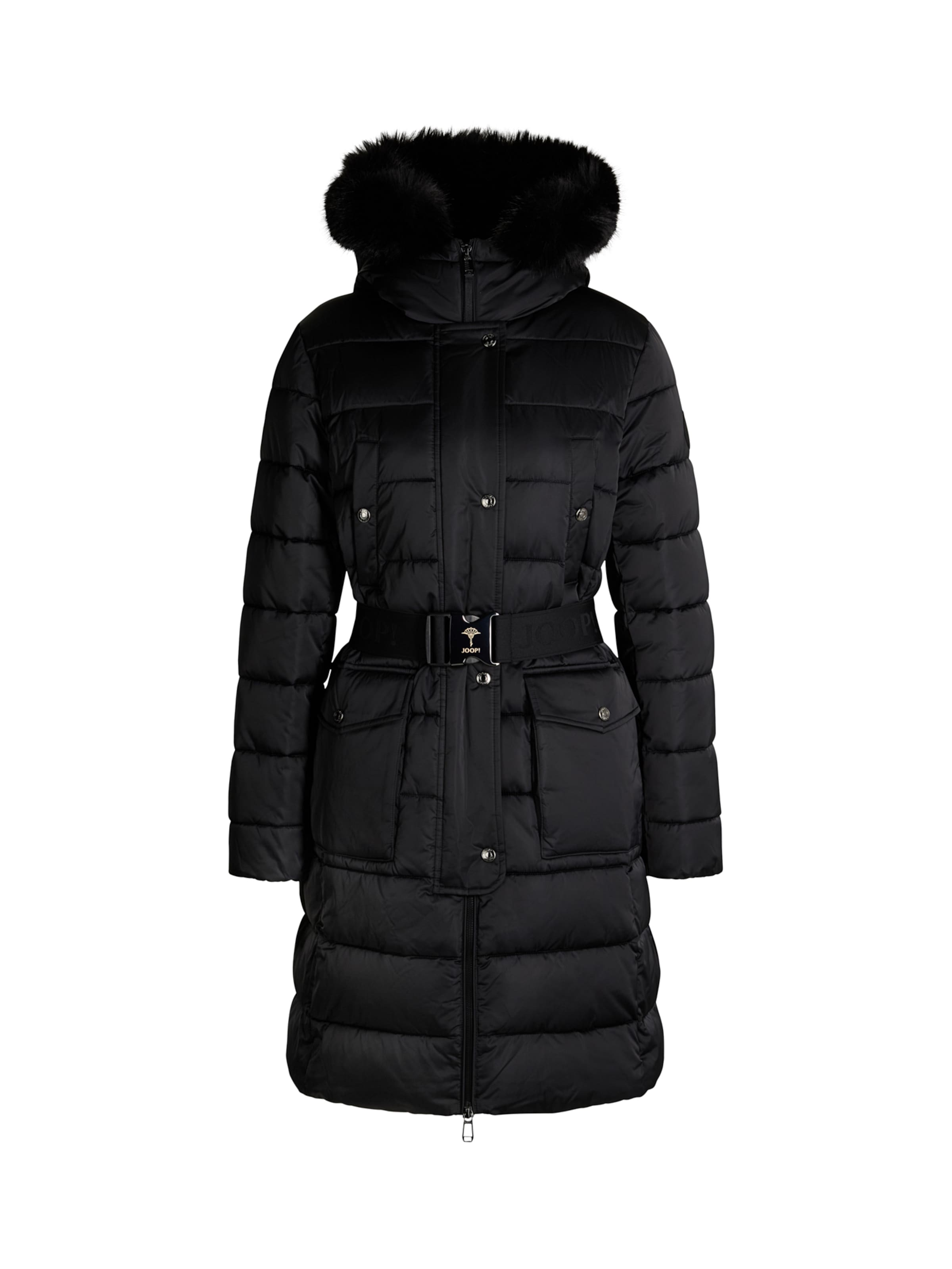 JOOP! Between-seasons coat 'Chadia' in Black: front