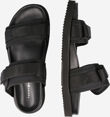 TOMMY HILFIGER Sandals in Black