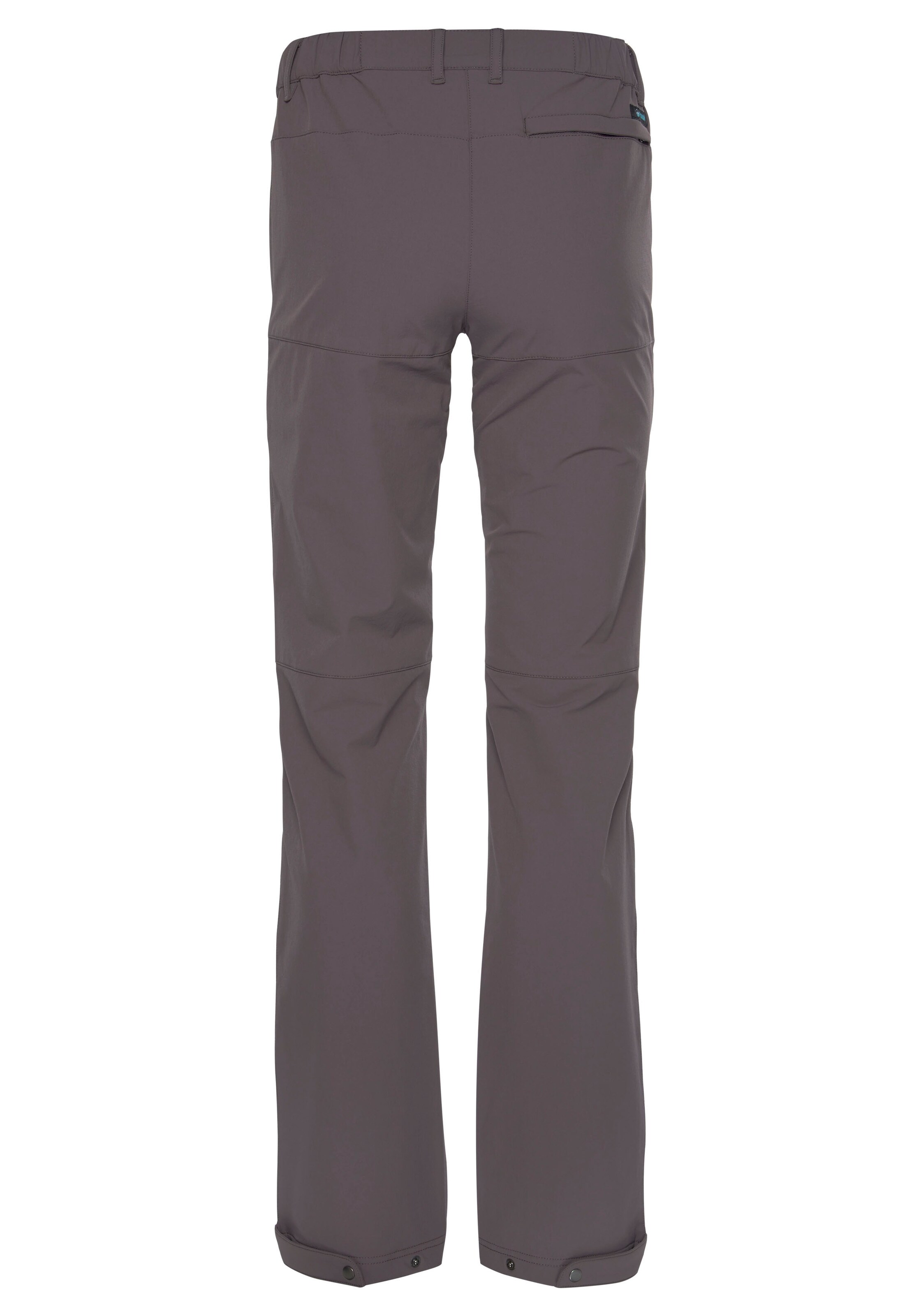 POLARINO Regular Funktionshose in Grau