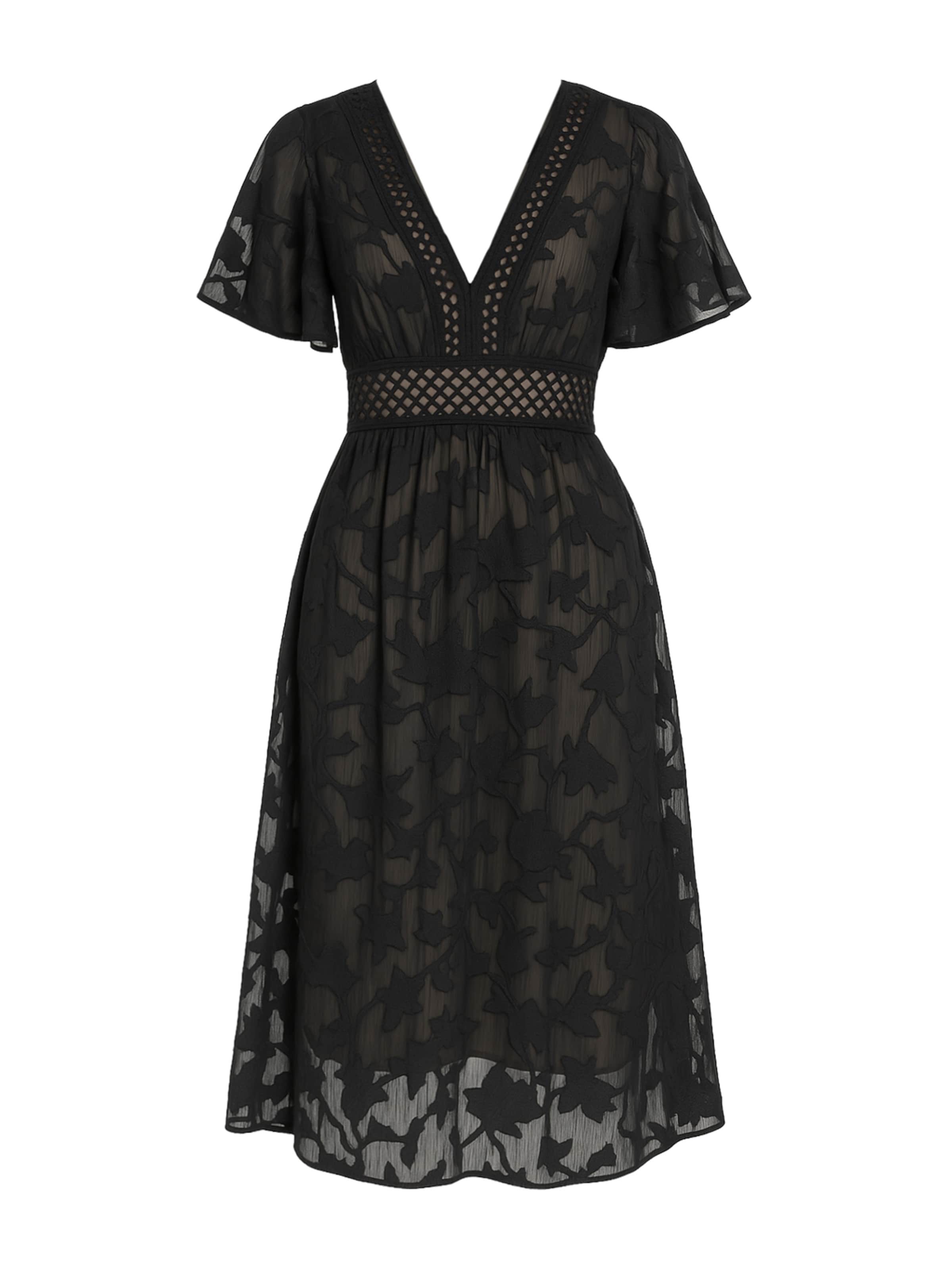 GODDIVA Dress in Black: front
