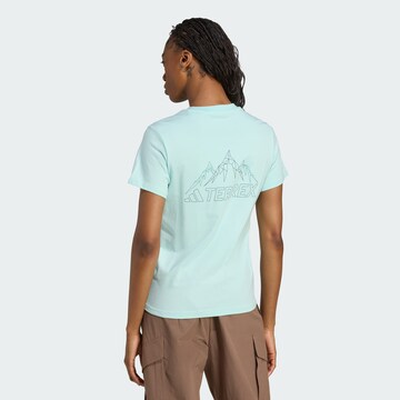 ADIDAS TERREX Functioneel shirt in Groen: voorkant