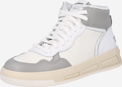 WOMSH Zapatillas deportivas altas 'SUPER' en gris / blanco, Vista del producto