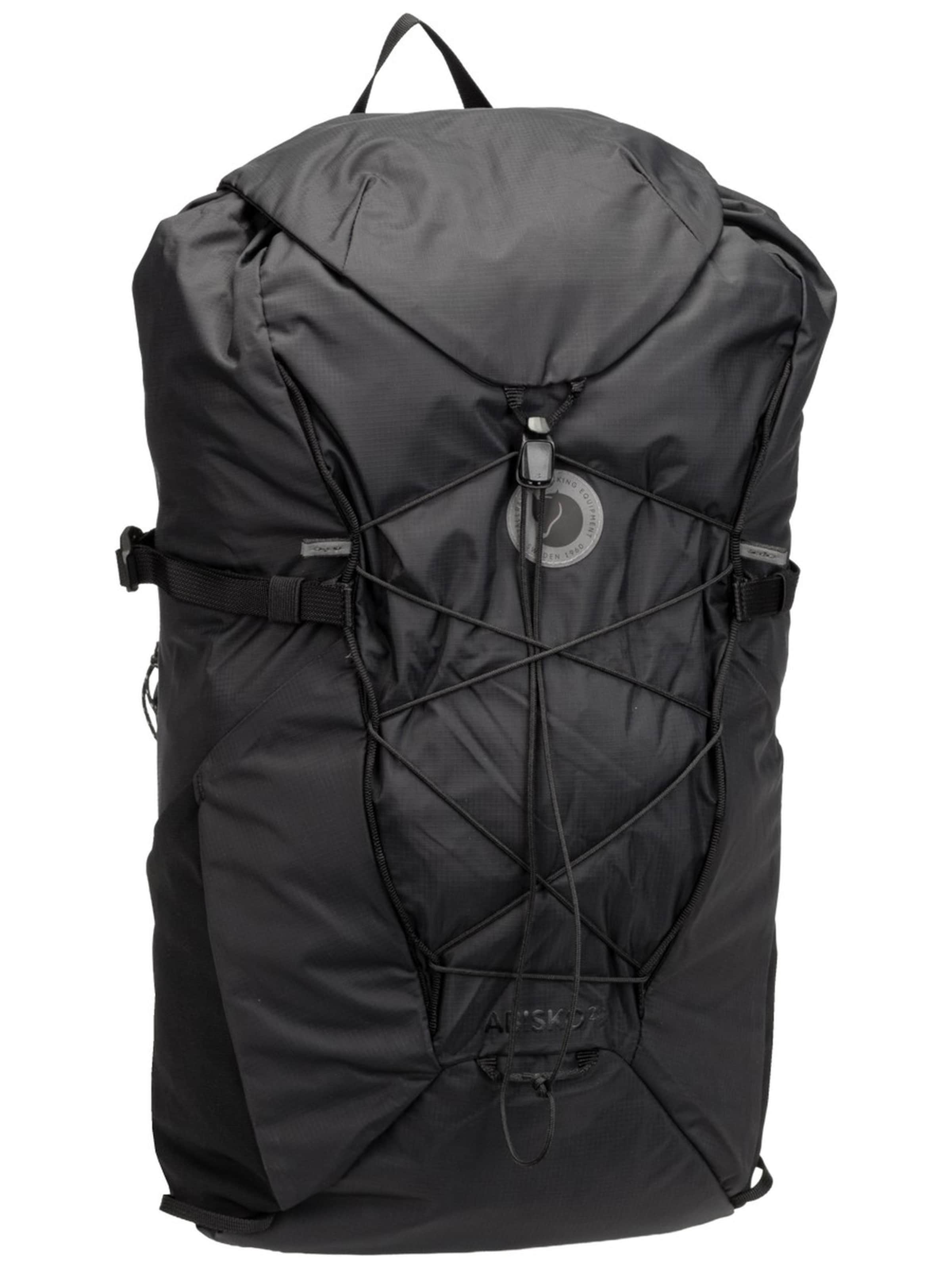 Fjällräven Sports Backpack 'Abisko Hike Lite' in Black: front