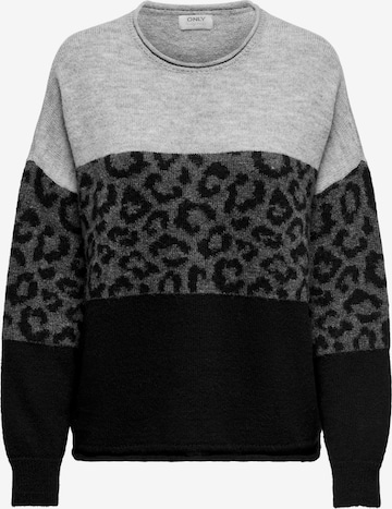 Pull-over 'ONLJade' ONLY en gris : devant