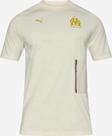 balta PUMA Sportiniai marškinėliai 'PUMATECH': priekis