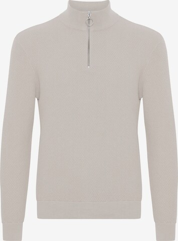 Casual Friday Sweater 'Karlo' in Grey: front