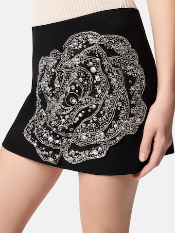 PINKO - Falda 'PINKO CAVOLFIORE GONNA DOUBLE ARMOURE RICAMO GONNA' en negro