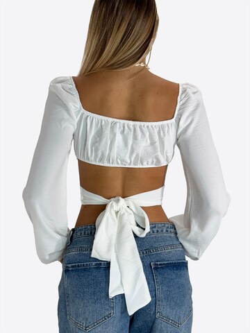 Elara Bluse in Weiß