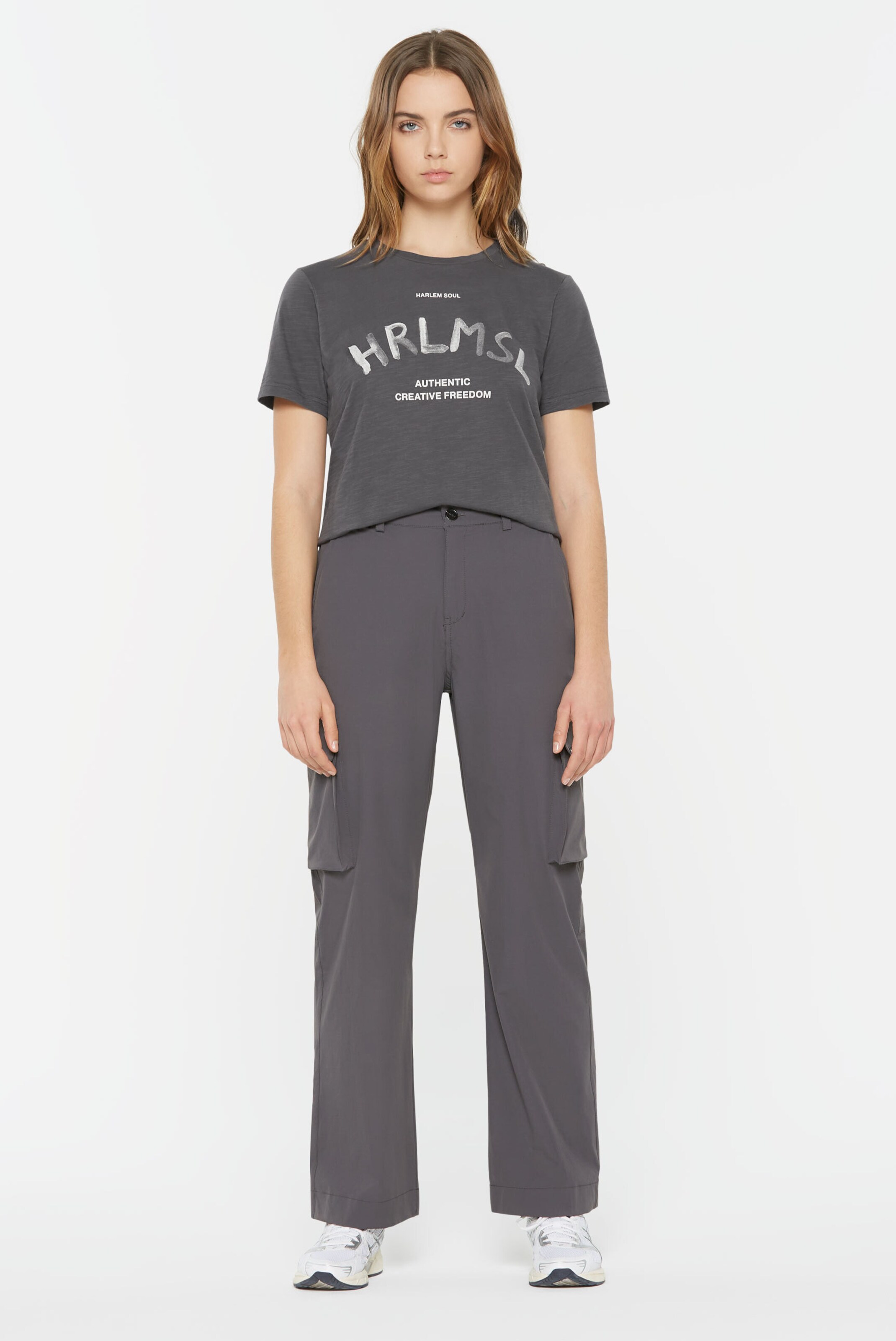 Harlem Soul Regular Cargo Pants in Grey