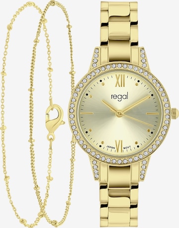 Lucardi Jewelry set in Gold: front