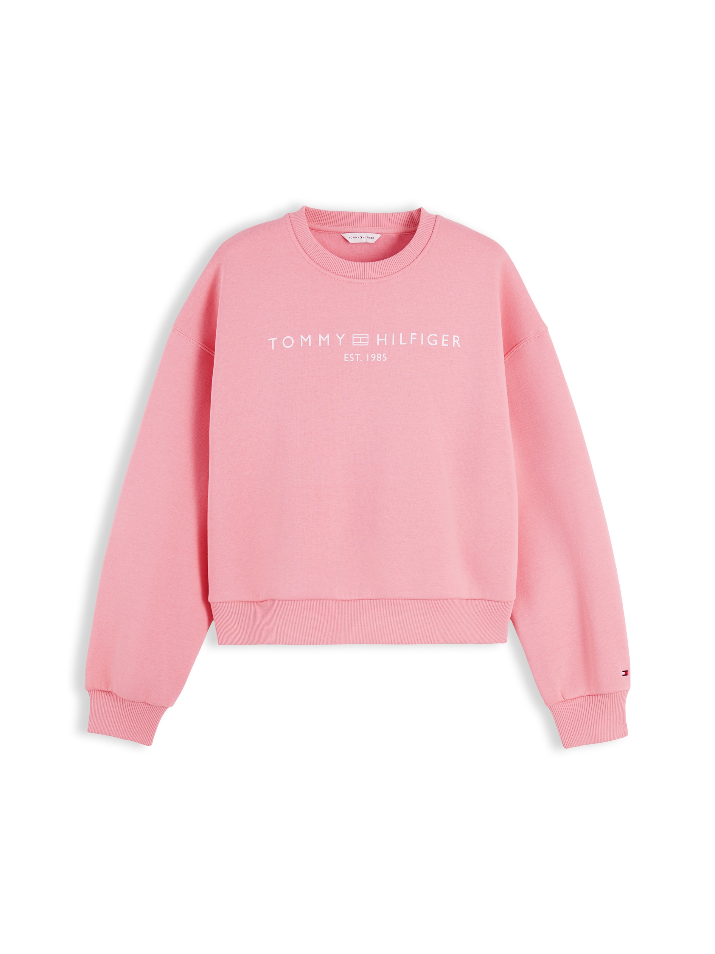 Sweat-shirt TOMMY HILFIGER en rose : devant