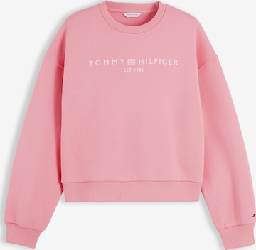 Sweat-shirt TOMMY HILFIGER en rose : devant