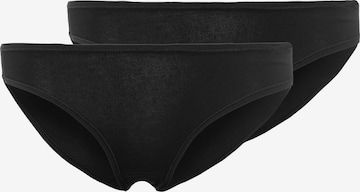 Slip di Skiny in nero: frontale
