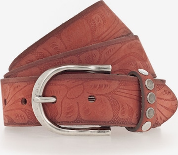 Ceinture 'Wakanda' b.belt Handmade in Germany en rose : devant