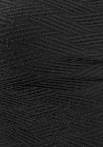 SUNSEEKER - Soutien de tecido Top de biquíni em preto