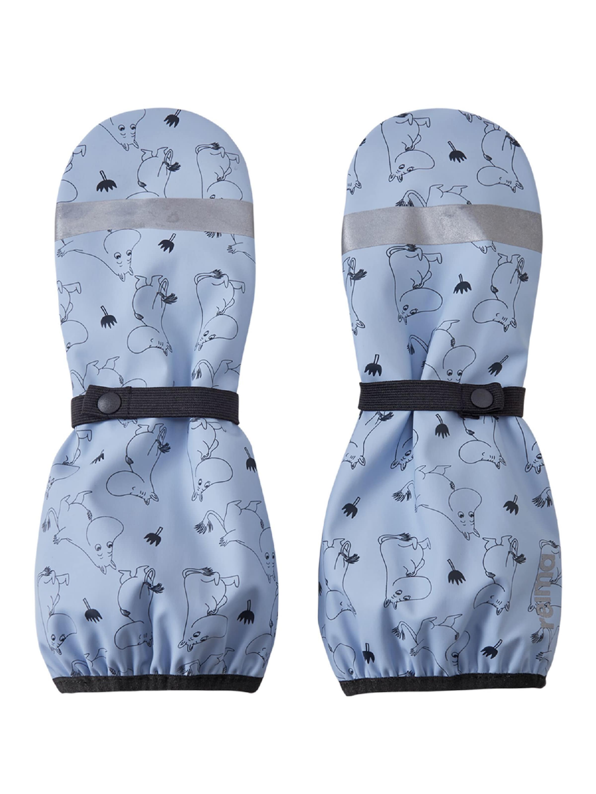 Reima Handschuhe ' Moomin Puro ' in Blau: Vorderseite