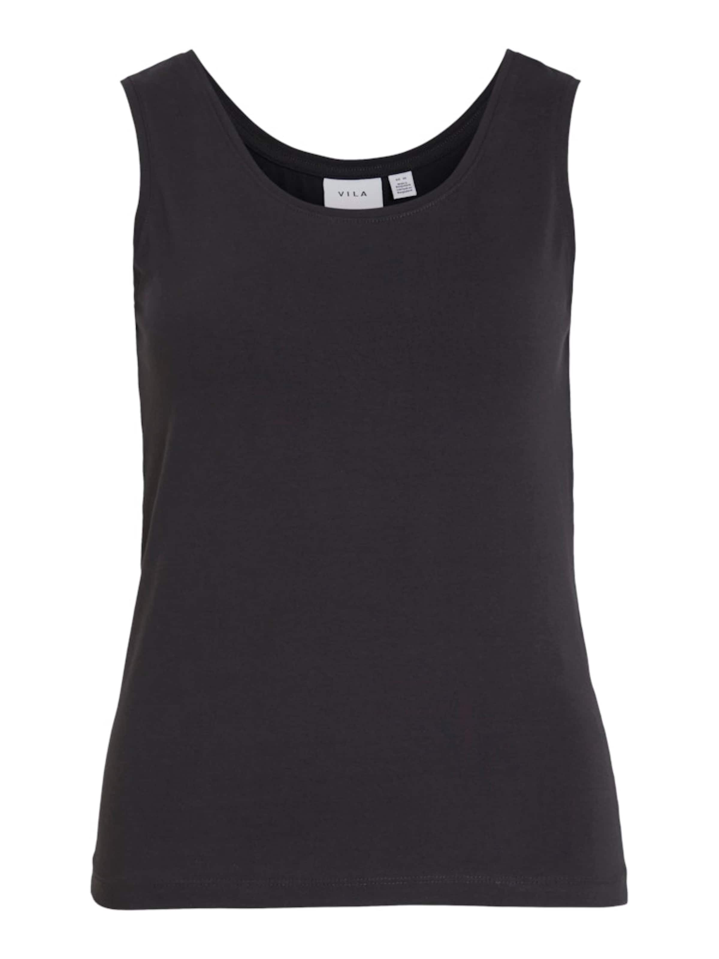 VILA Top 'VINora' | črna barva: sprednja stran