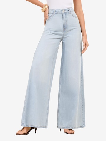 Friends Like These Wide leg Jeans in Blauw: voorkant