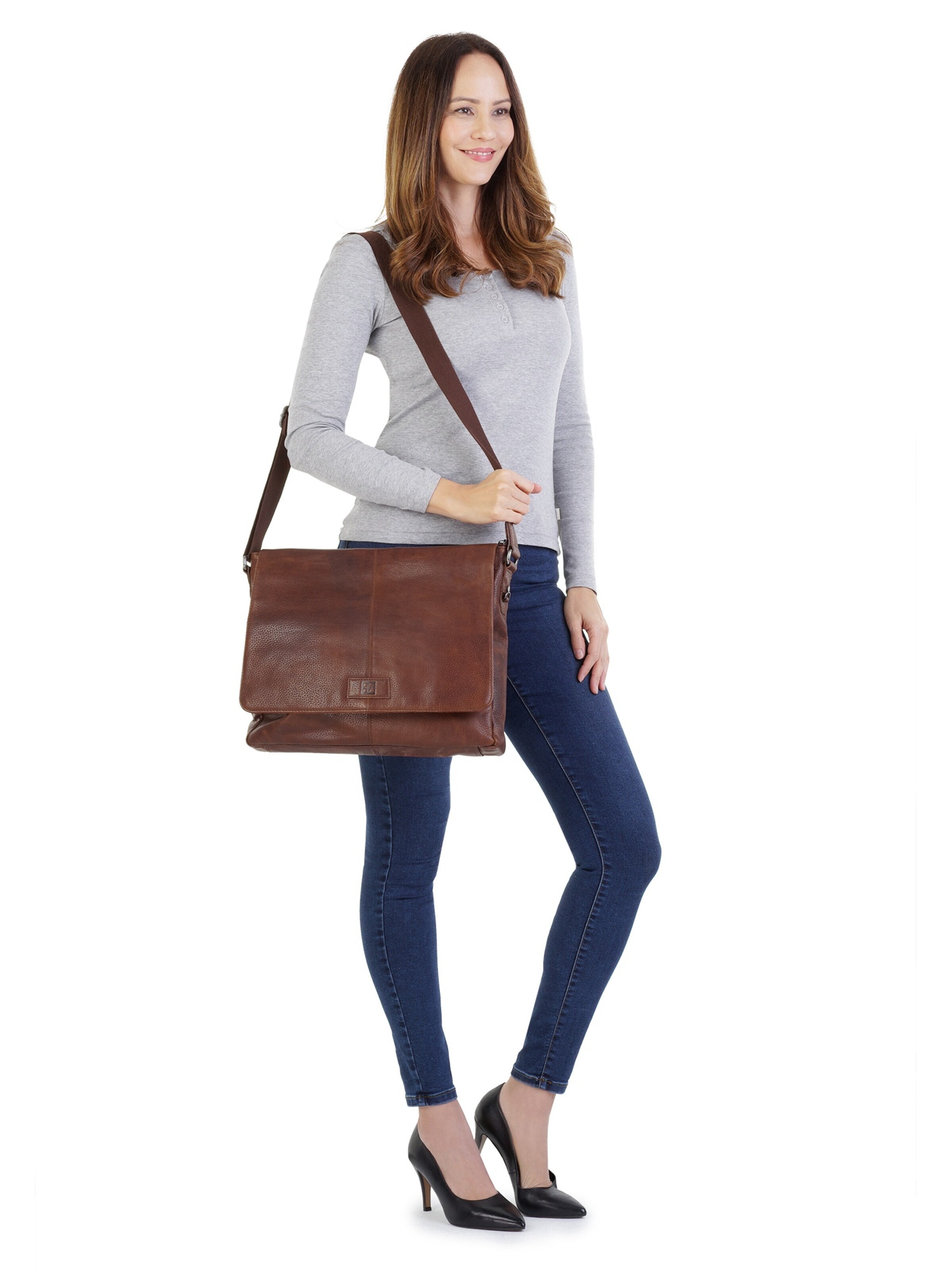 BODENSCHATZ Messenger in Brown: front