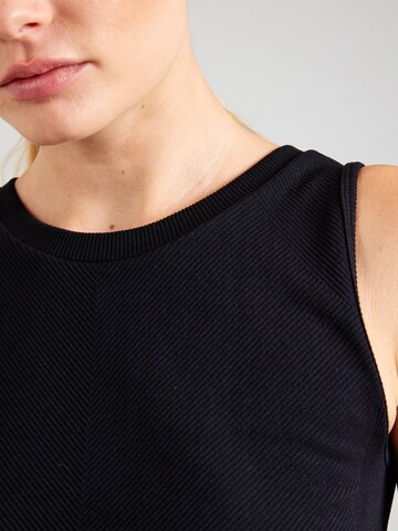 Athlecia Sports top 'Horigami' in Black