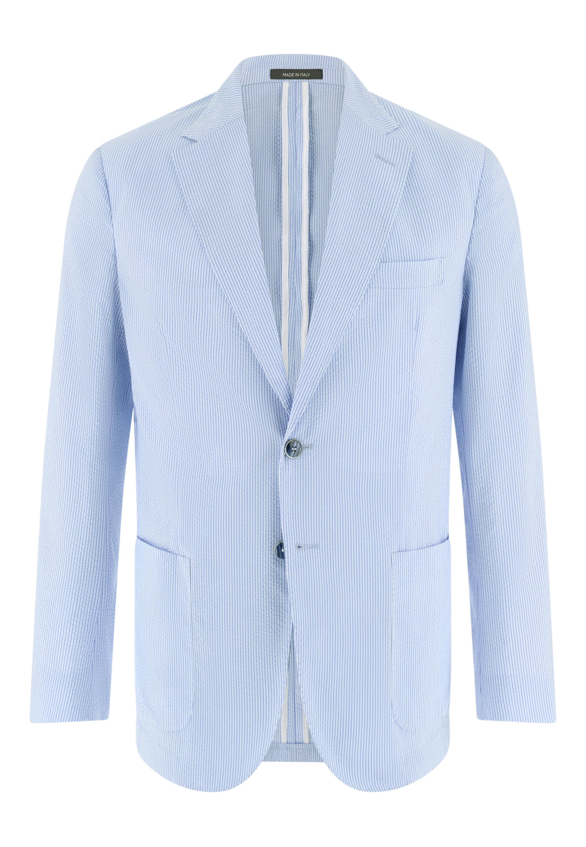 Boggi Milano Regular Fit Sakko in Blau: Vorderseite