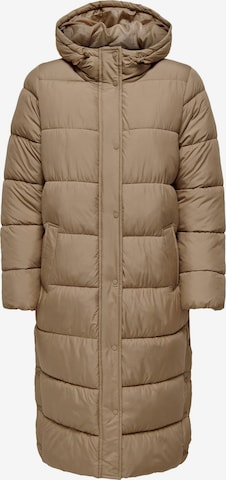 Manteau d’hiver 'CAMMIE' ONLY en marron : devant