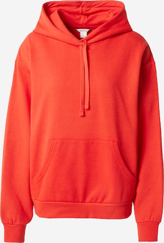 Sweat-shirt Monki en rouge : devant