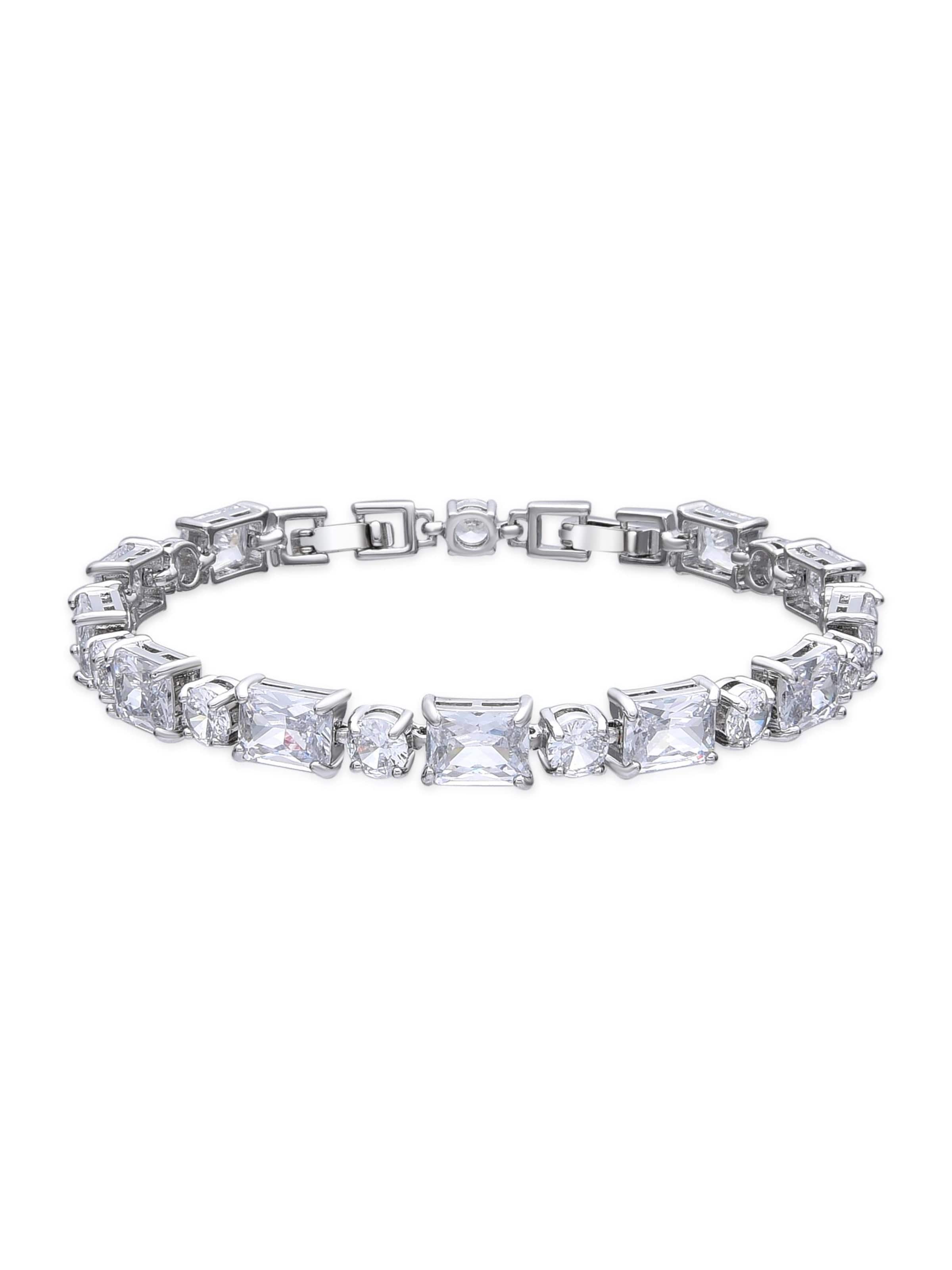 Luxenter Armband 'Ilas'‌‌‌‌‌‌‌‌ in Silber: Vorderseite