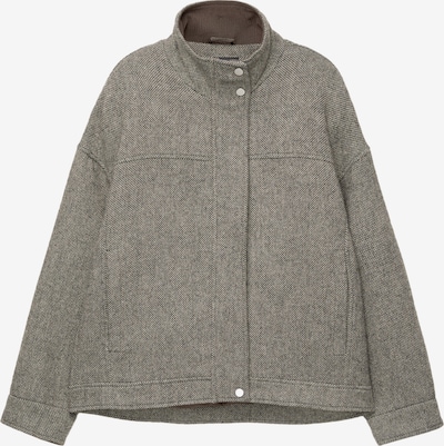 Pull&Bear Välikausitakki värissä tummanharmaa / valkoinen, Tuotenäkymä