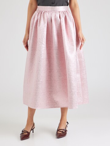 SELECTED FEMME Skirt in Pink: front