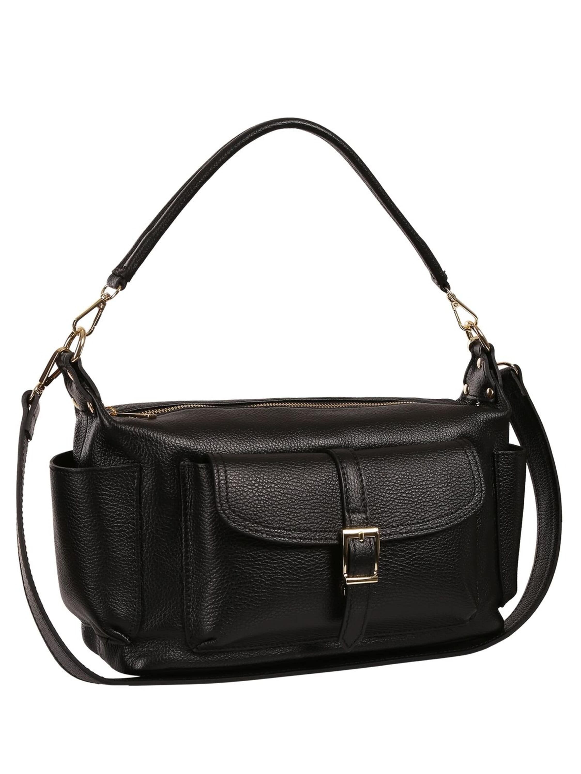 Toscanto - Bolso de hombro en negro: frente
