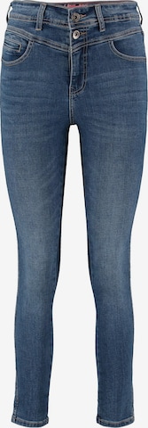 ZABAIONE Slimfit Jeans 'Aysha' in Blauw: voorkant