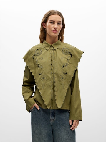 OBJECT Bluse i grøn: forside