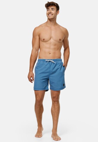 INDICODE JEANS Zwemshorts 'Ace' in Blauw