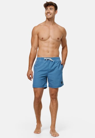 INDICODE JEANS Zwemshorts 'Ace' in Blauw