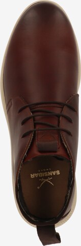 SANSIBAR Lace-Up Boots in Brown