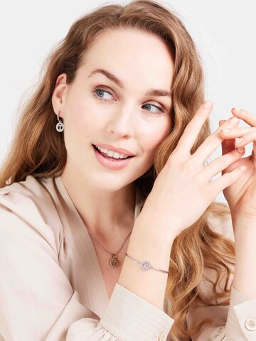 Boucles d'oreilles Lucardi en argent : devant