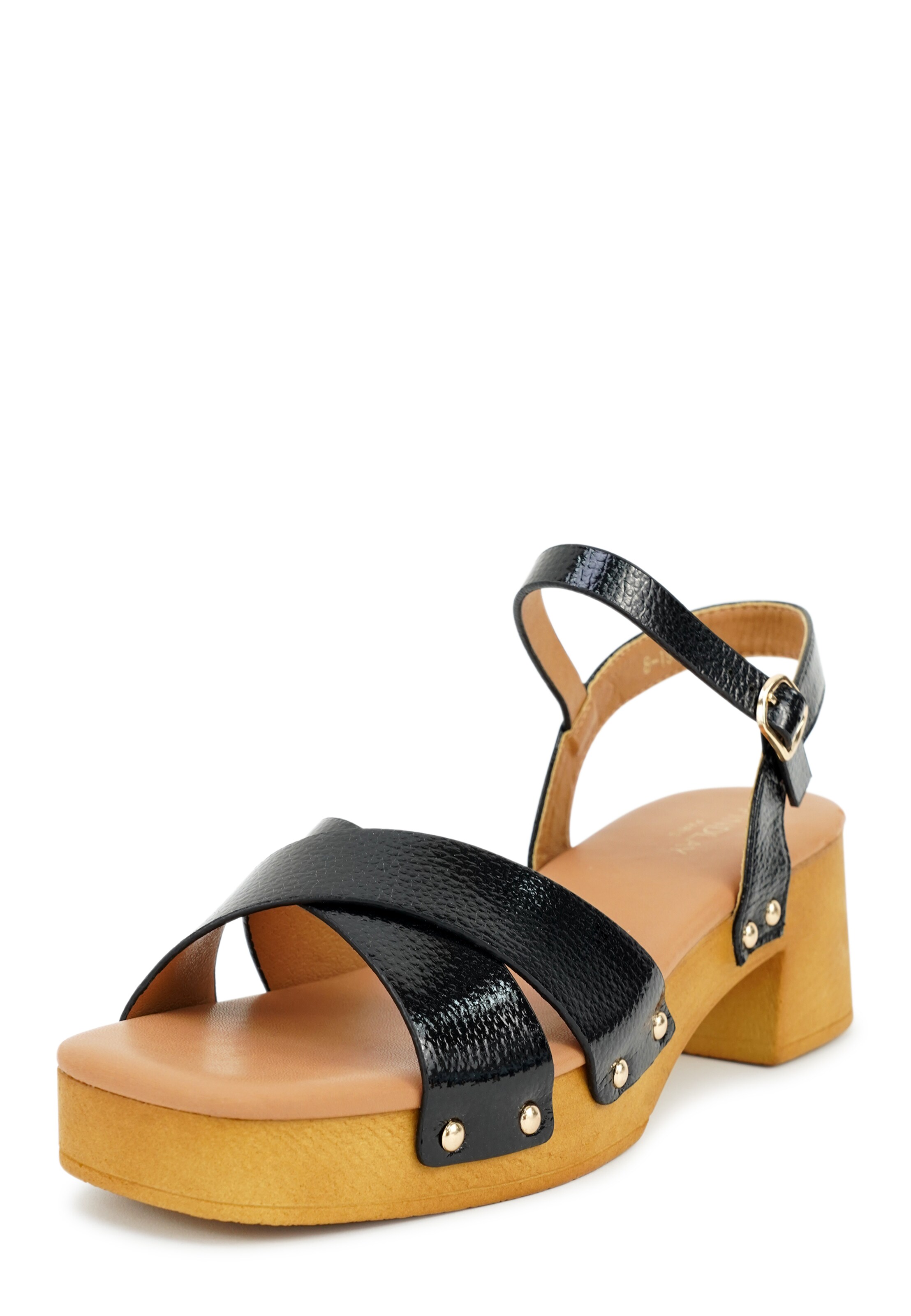 Findlay Sandale 'CAELI' in Schwarz: Vorderseite