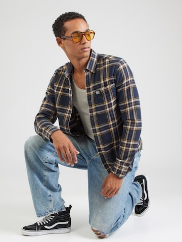 Superdry Comfort Fit Košeľa - Modrá