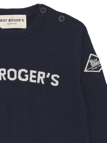 Roy Rogers Trui 'Serif' in Blauw