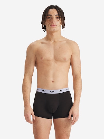 ADIDAS ORIGINALS Boxer shorts ' Comfort Flex Cotton ' in Black: front
