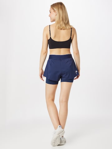 HEAD Skinny Sportshorts 'DYNAMIC' in Blau