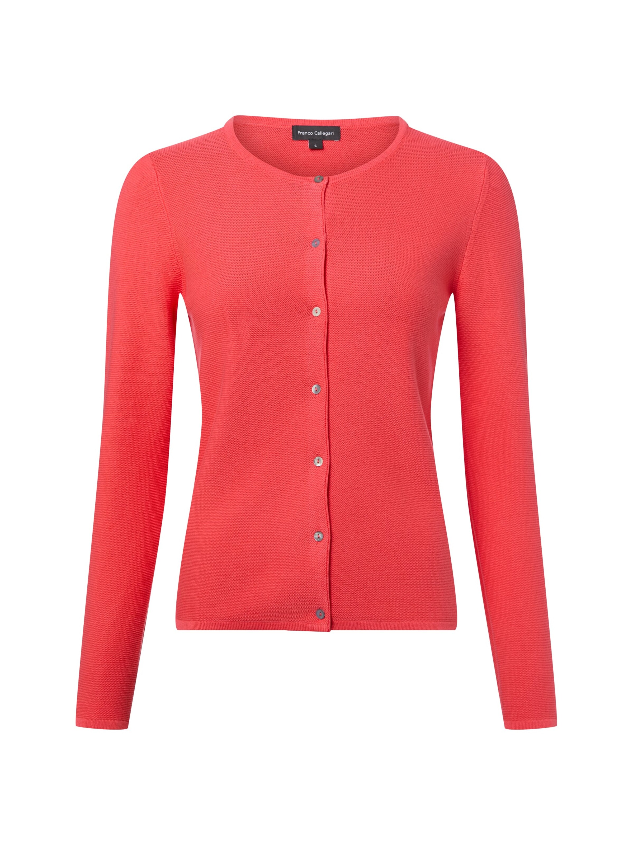 Franco Callegari Strickjacke in Orange: Vorderseite