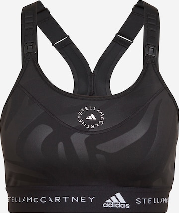 ADIDAS BY STELLA MCCARTNEY Sports Bra 'High Support ' in Black: front