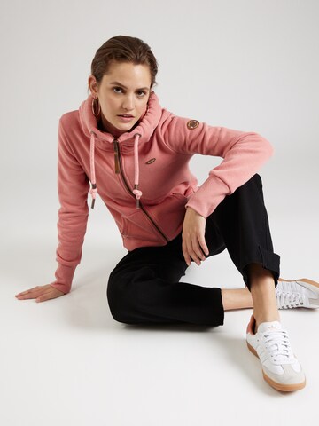 Ragwear Zip-Up Hoodie 'NESKA' in Pink