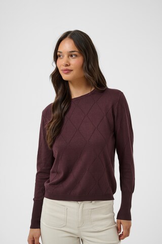 Pull-over Kaffe en marron