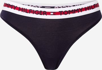 Tommy Hilfiger Underwear Thong in Blue: front