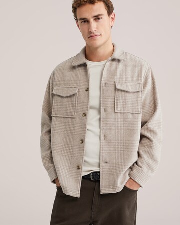 WE Fashion Regular fit Skjorta i grå: framsida