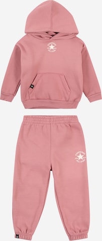 CONVERSE Juoksupuku värissä vaaleanpunainen: etupuoli