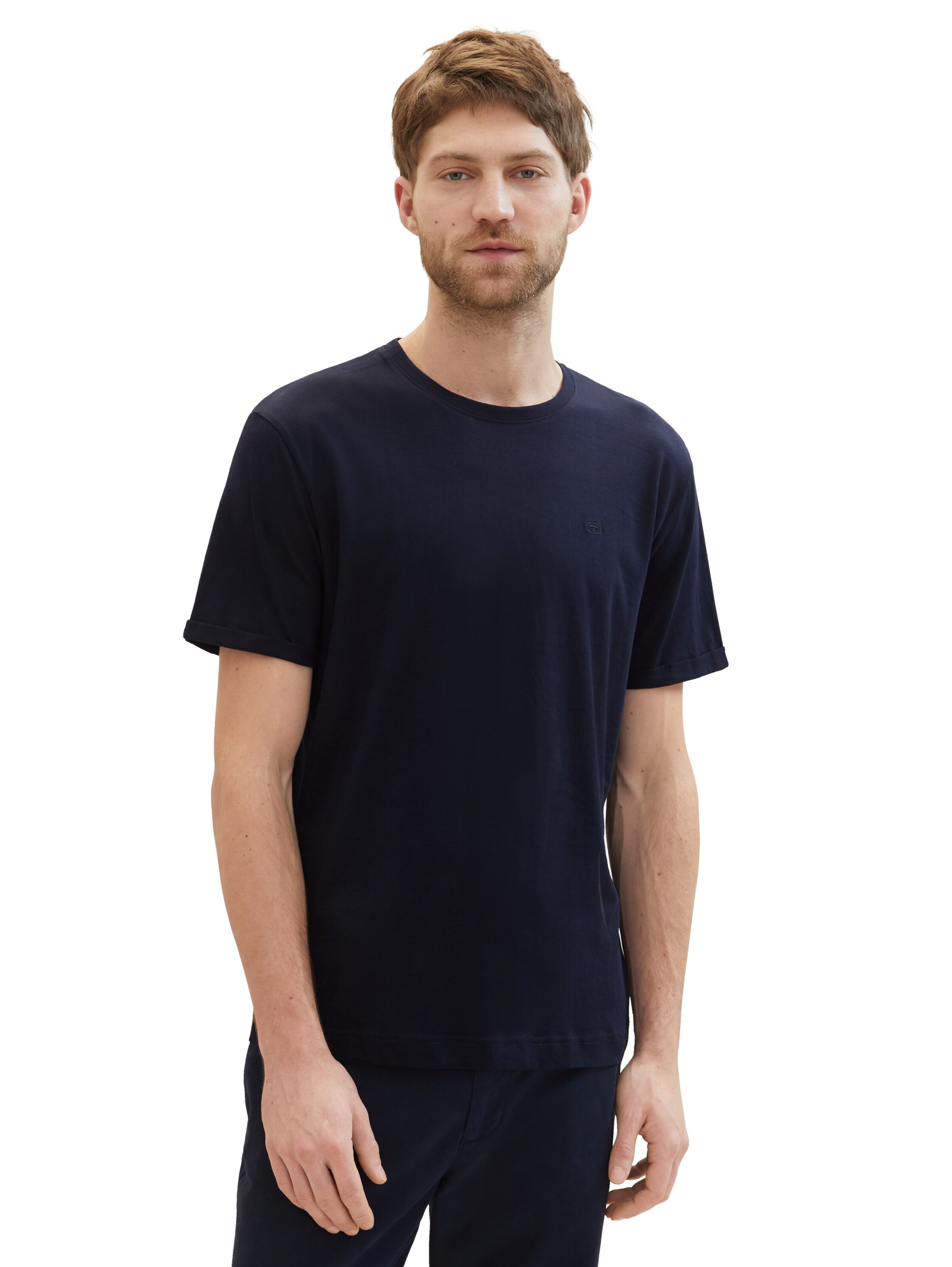 T-Shirt TOM TAILOR en bleu : devant